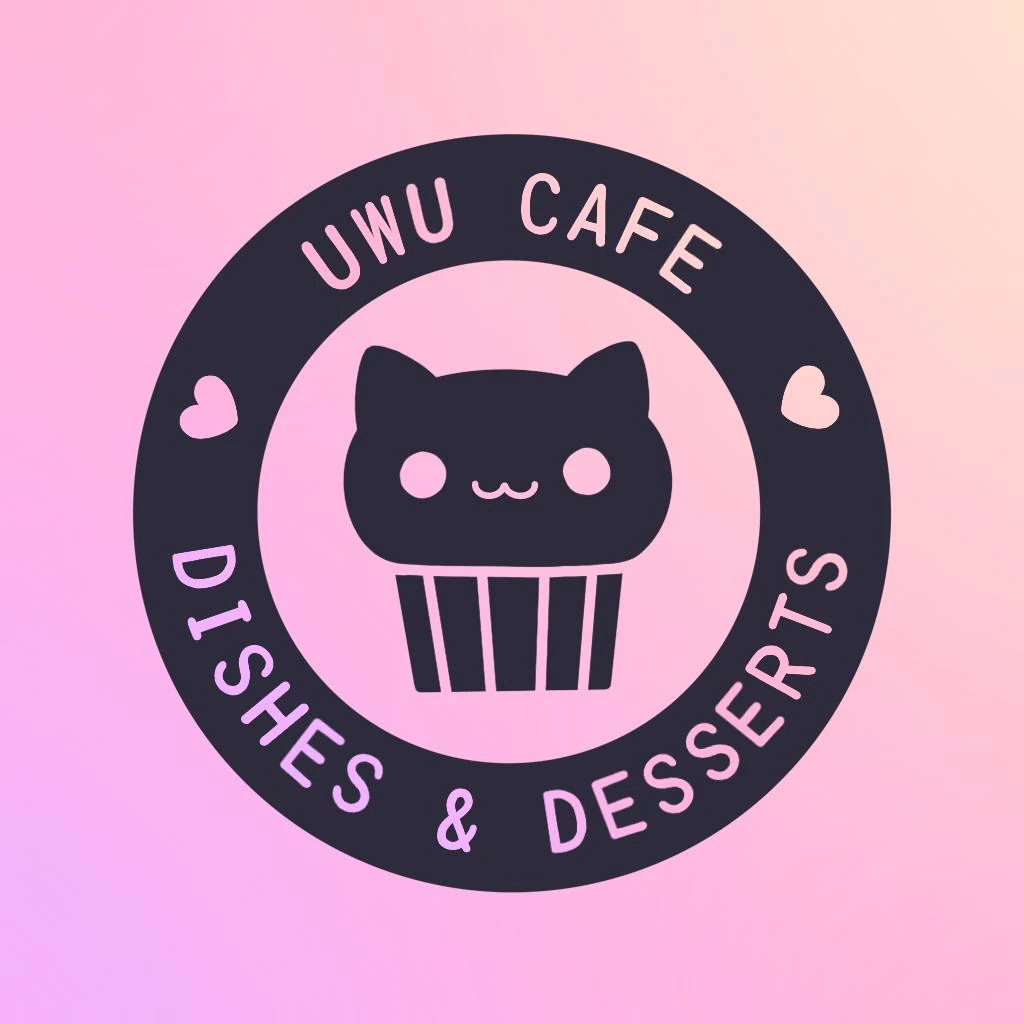 Logo: UwU Cat Cafe